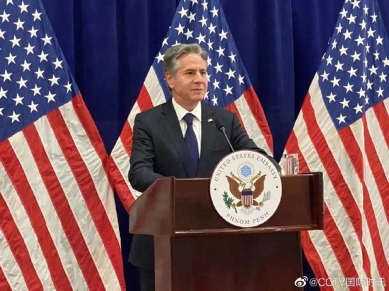 美国务卿:美国的一个中国政策没变 美国不支持"台独"