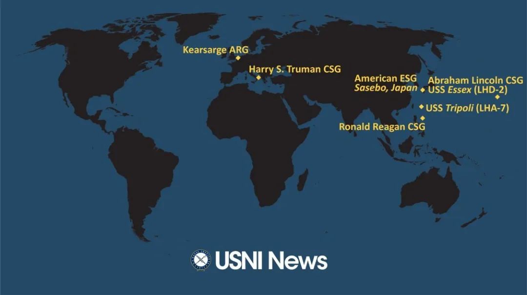曝光：四艘美军舰艇在台湾以东海域进行“例行”部署
