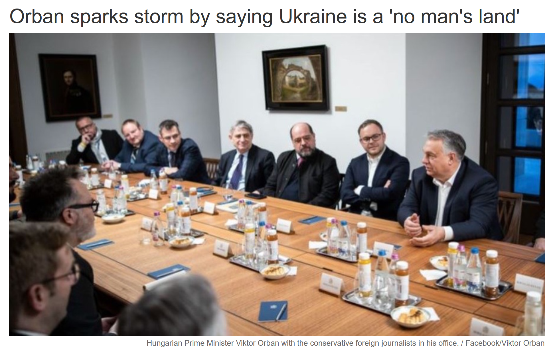 匈牙利总理：乌克兰已沦为“无主之地” 堪比阿富汗