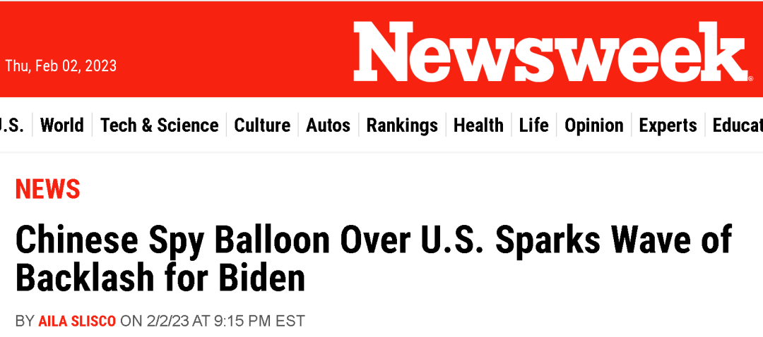 中国“间谍”气球飞抵美国？美国军方的反应却很微妙
