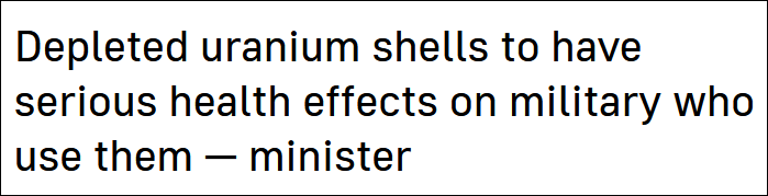 普京警告：若英国向乌提供贫铀弹 俄将被迫做出回应