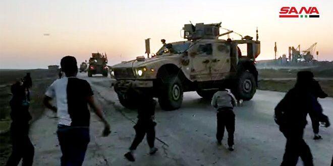 叙利亚村民拦下美军车队 向巡逻车扔石块将其驱离 (http://www.gzwc03.com/) 军事 第1张