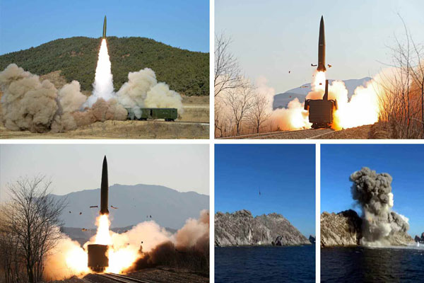 朝鲜发射铁路机动导弹击中海上目标 现场画面曝光