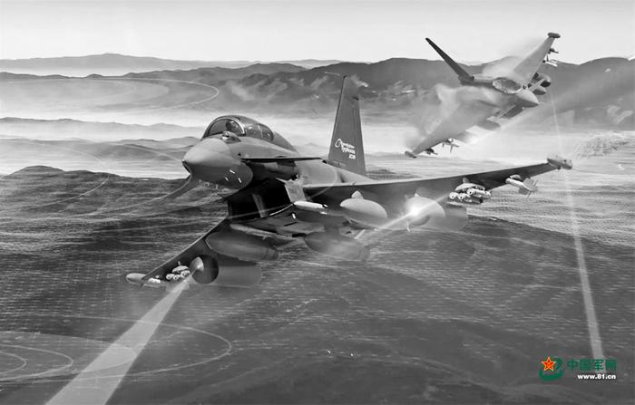  电子战飞机概念图。资料图片