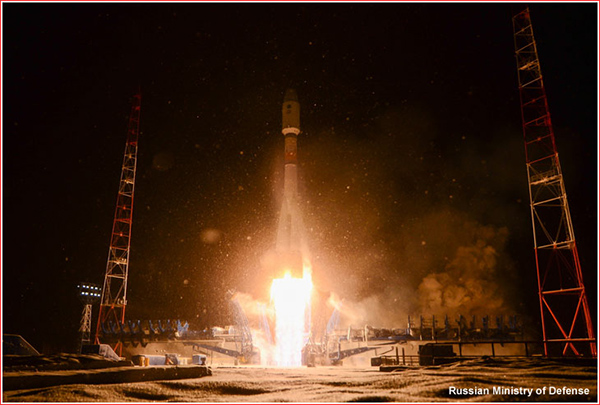 敏感时刻俄发射一颗间谍卫星 主要用于搜集电子情报