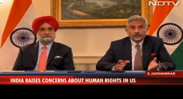 印度外长“尖锐回应”白宫指责：担心美国人权状况