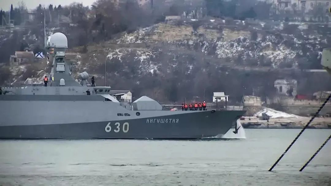资料图：俄罗斯黑海舰队舰艇。图片来源：俄国防部