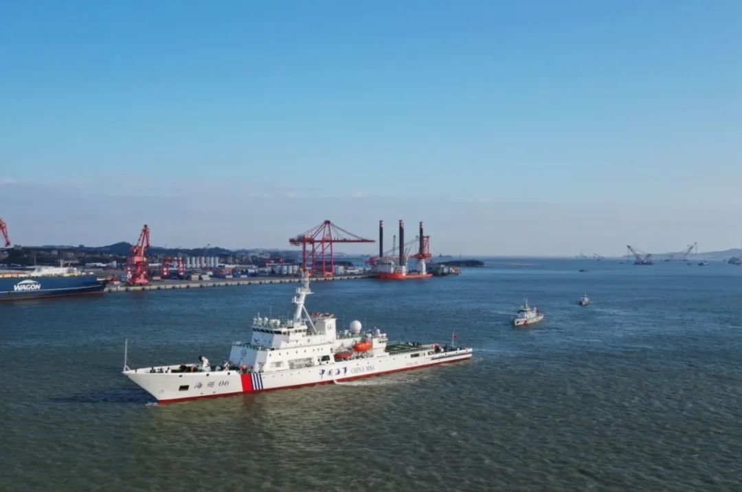 台湾海峡首艘大型巡航救助船“海巡06”轮正式列编