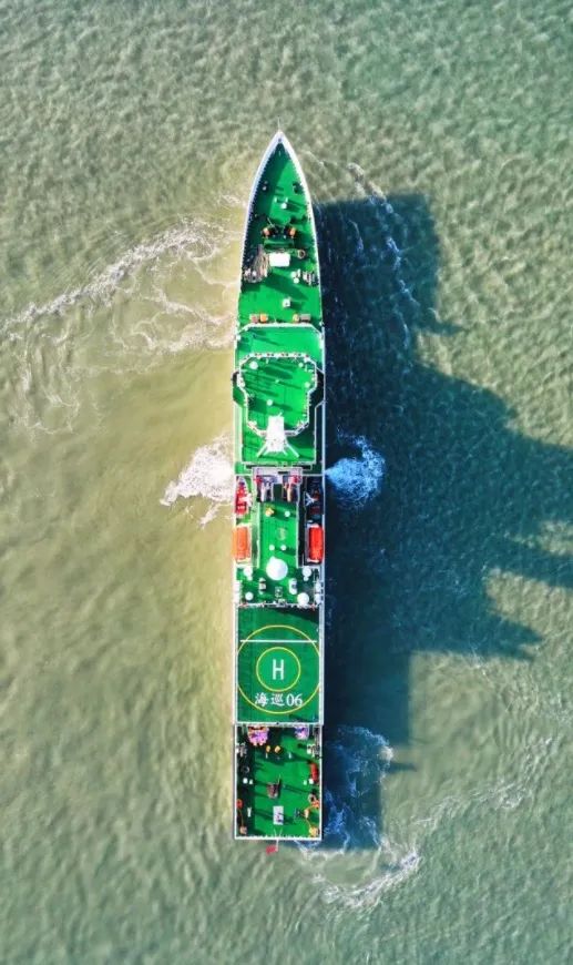 ▲台湾海峡首艘大型巡航救助船“海巡06”轮。福建海事局供图