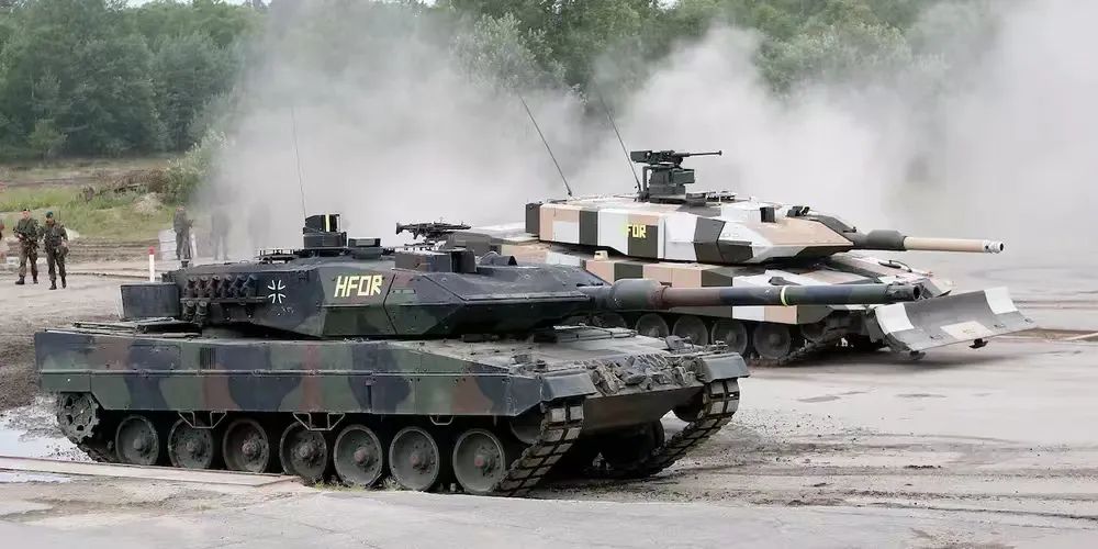 德国“豹2”坦克 资料图