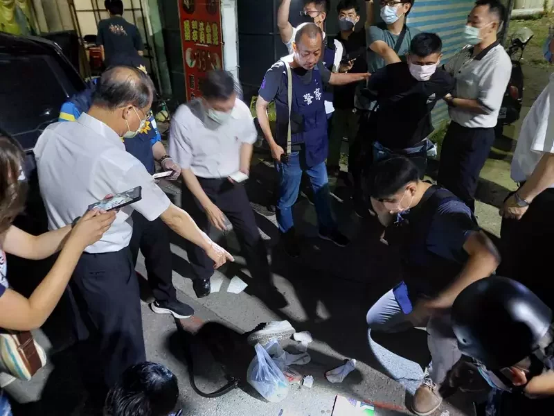 台南杀警案犯罪嫌疑人林信吾23日在新竹市落网（图片来源：台湾《联合报》）